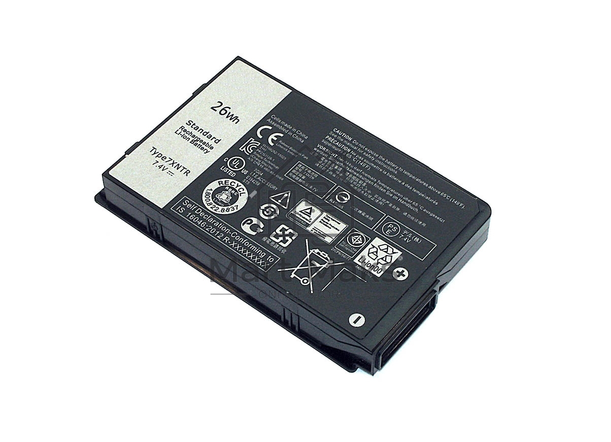 Аккумулятор для Dell Latitude 7202, 7212, (7XNTR, 451-bcdh), 3500mAh, 7.4V, Dell