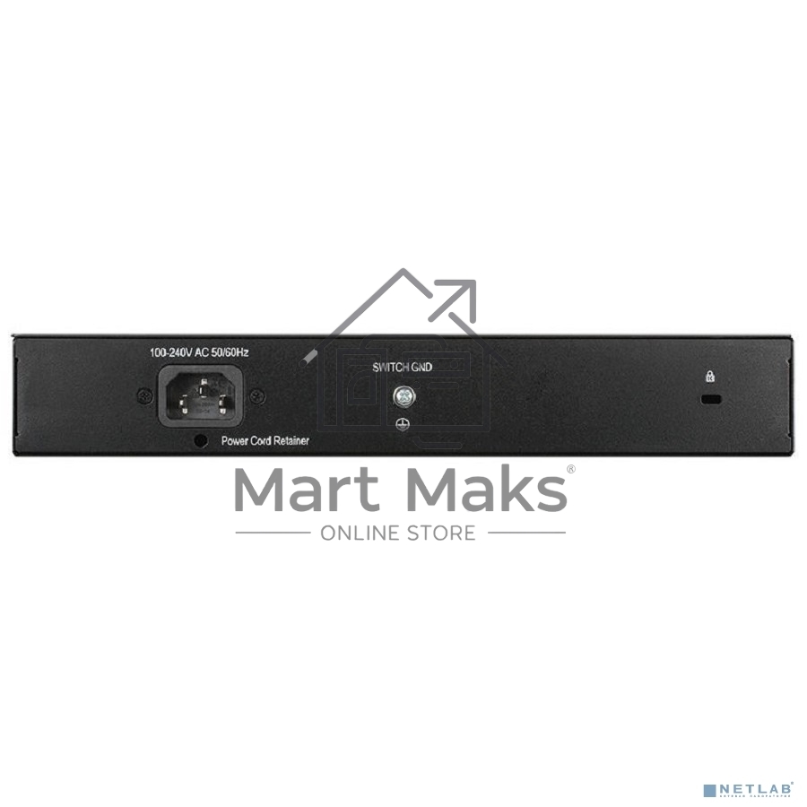 Коммутатор D-Link DGS-1010MP/A1A, L2 Unmanaged Switch with 9 10/100/1000Base-T portsand 1 1000Base-X SFPports(8 PoE ports 802.3af/802.3at (30 W), PoE Budget 125 W)