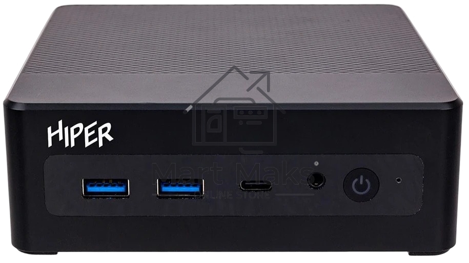 Неттоп HIPER FACTUM FN2 Intel Core i3 1315U(1.2Ghz)/8192Mb/256PCISSDGb/noDVD/BT/WiFi/war 1y/0.4kg/черный/Win11Pro + WiFi 6, BT 5.2,черный, БП 90Вт, VESA крепление