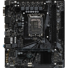 Материнская плата GIGABYTE H610M S2H V2, LGA1700, Intel H610, 2xDDR5, 4xSATA, 1xM.2, 1xPCIe 4.0 x16, DisplayPort, HDMI, D-Sub, 1x1Gb LAN, 3x3.5 мм, 7.1, microATX