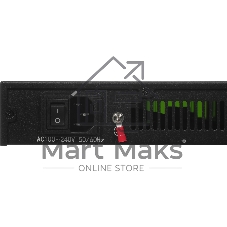 Коммутатор Digma DSP204F-2F-T80, 6×100 Мбит/с, неуправляемый
