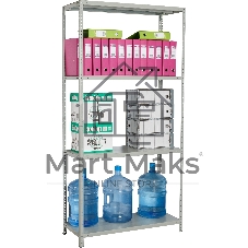 Металлические стеллажи Стеллаж MS 200KD/100x50/4 (Размеры внешние (ВхШхГ) 2000х1000х500 мм, 4 полки, с разборной стойкой)