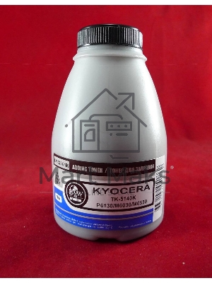 Тонер для Kyocera TK-5140K, P6130/M6030/M6530 Black (фл. 160г) 7K Black&White Premium