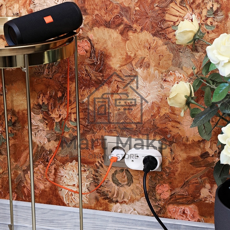 Двойник электрический 6А без заземления, белый Rexant