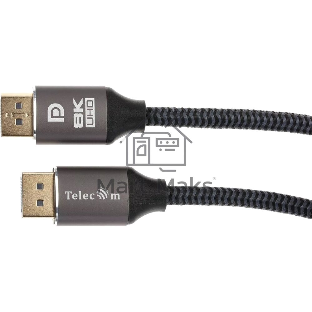 Кабель соединительный DP-DP 1.4V 8K@60Hz 1м, Telecom Pro <TCG750-1M>