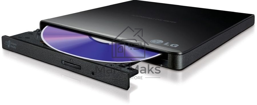 Оптический привод внешний DVD-RW LG GP57EB40 черный USB slim RTL