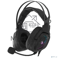 Гарнитура проводная с микрофоном A4Tech Bloody G570 черный/серый 2м мониторные USB оголовье (G570 USB/BLACK + GREY)