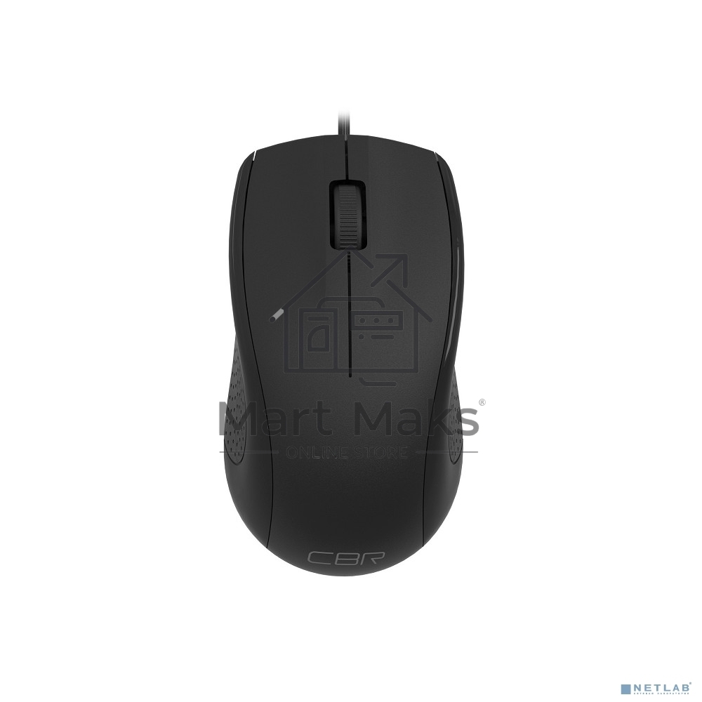 Мышь проводная CBR CM 107 черный, 1000 dpi, USB, кнопки - 3
