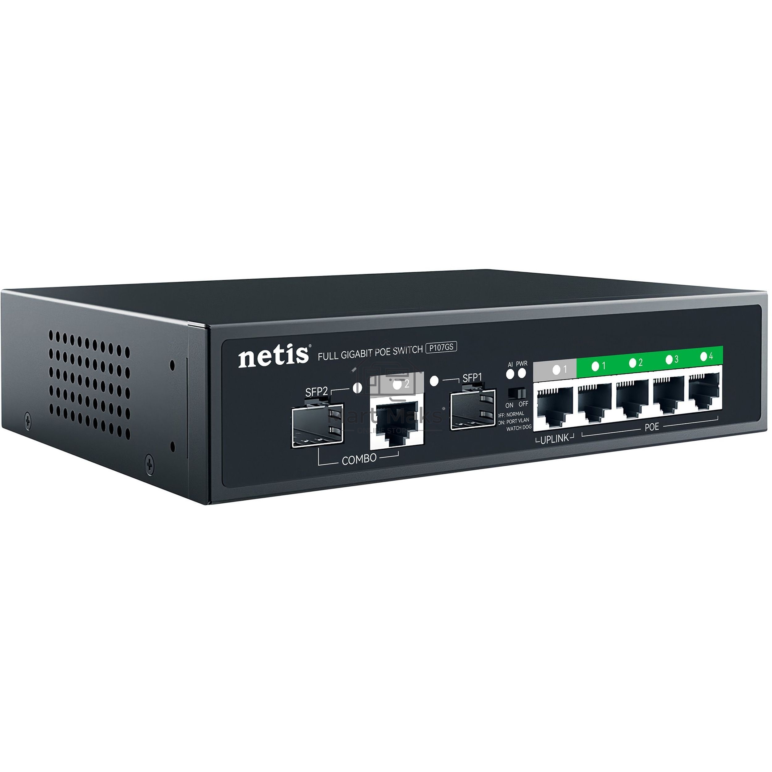 Коммутатор NETIS P107GS 7PORT 10/100/1000M POE