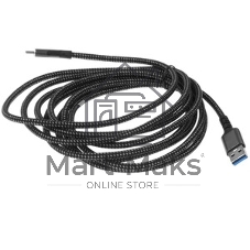 Кабель USB3.2 Gen2, AM->CM, 10Gbs, All Shell 3м VCOM CU401M-3M