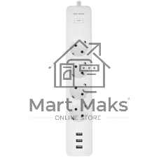 Сетевой фильтр EKF UFP10-375-6-05 6x5 м 10А/2,2 кВт с выкл. c/з ПВС 3х0,75 Блокбастер EKF PROxima