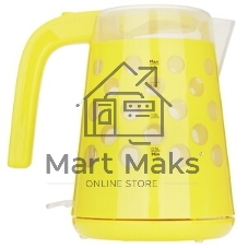 Чайник электрический BQ KT1713P Yellow. Мощность:2200 Вт, Объем 1,7л, LED подсветка