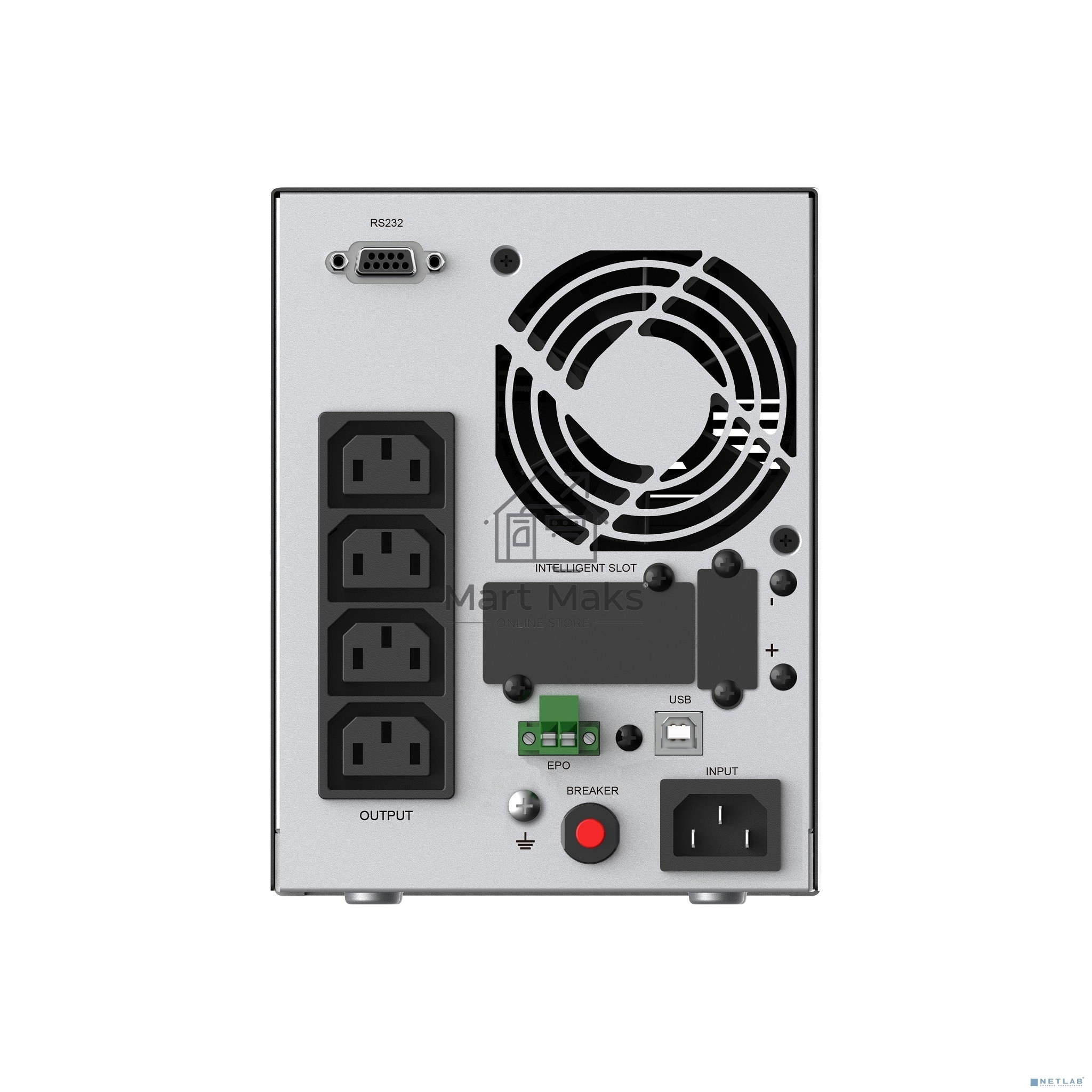 ИБП CBR ESSENCE ESN-1000C Online 1000 VA / 1000 W, Tower, 4 x C13, LCD, HID-USB, RS232, EPO, SNMP slot (ESN-1KT-4I-LCHERSC)