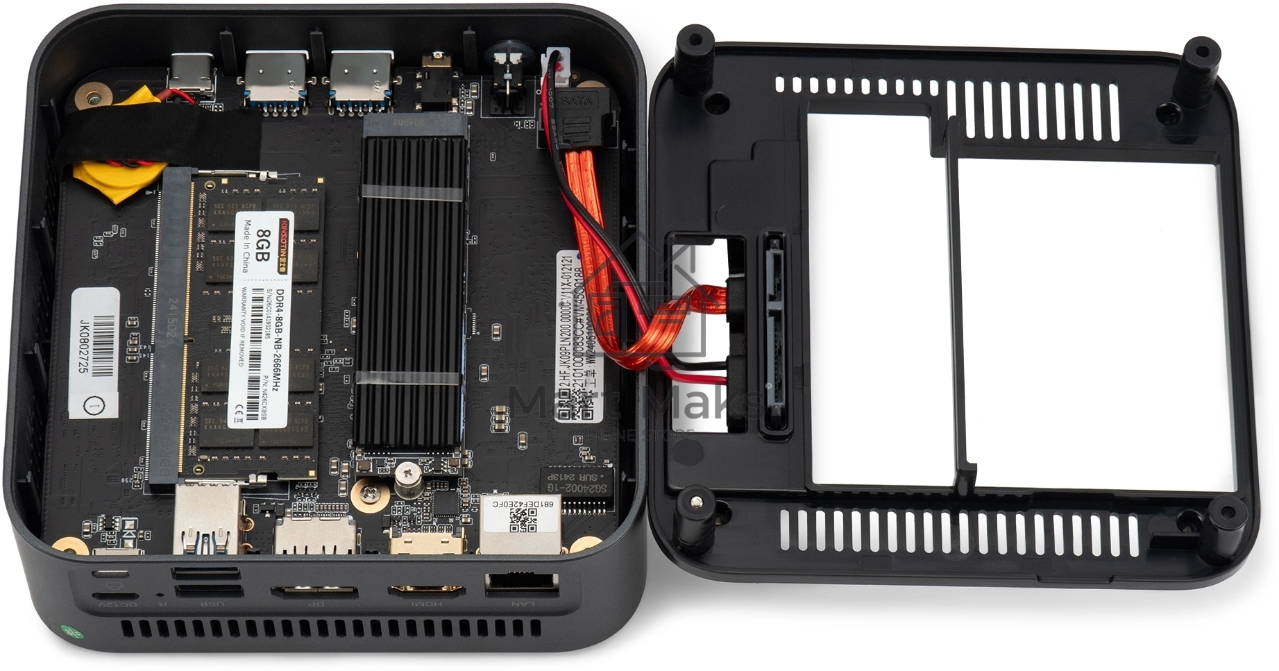 Неттоп IRU Planio 110ALCN N95 (1.7) 8Gb SSD240Gb UHDG без ОС GbitEth WiFi BT 30W черный (RUS) (2198626)
