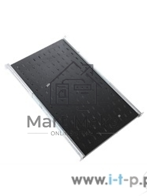 Полка перф. выдвижная с телескоп. направляющими, глубина 580 мм, черный