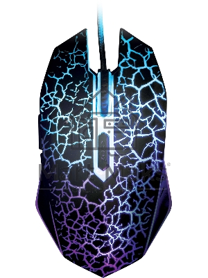 Мышь проводная Qumo Terra M02 черный, 3200 dpi, USB, кнопки - 6