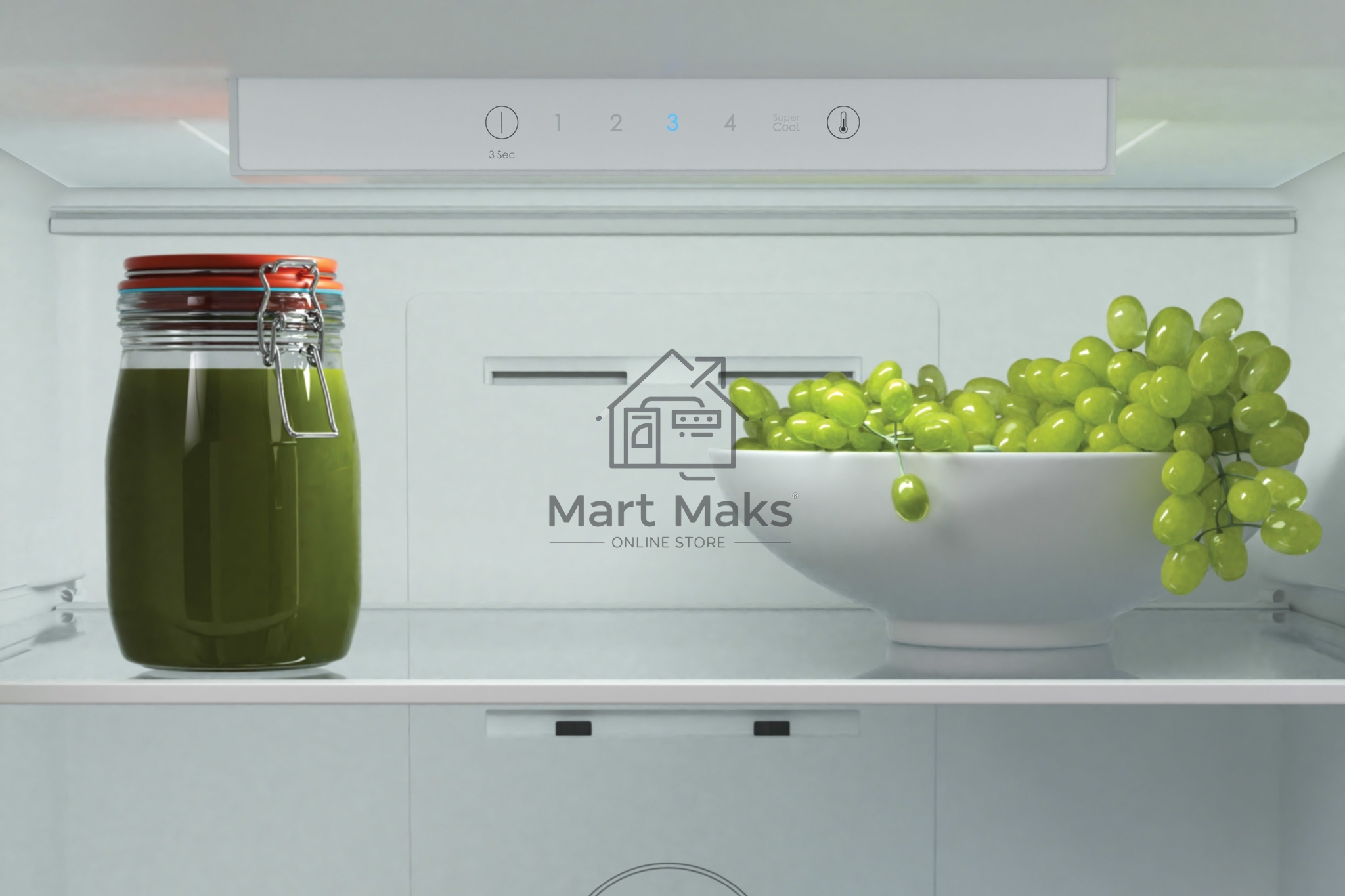 Холодильник Candy CCRN 6180S серебро двухкамерный 227/106л морозилка снизу, No Frost