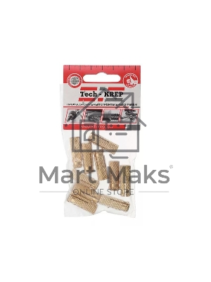 Анкер забиваемый латунный М8 (уп.10шт) пакет Tech-Krep 106745 Анкер забиваемый латунный М8 (уп.10шт) пакет Tech-Krep 106745