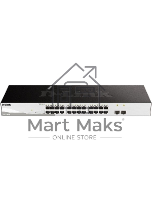 Коммутатор настраиваемый D-Link DGS-1210-26/F 24G 2SFP