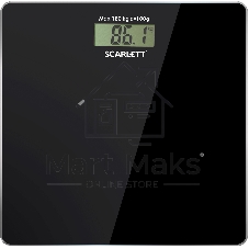 Весы напольные электронные Scarlett SC-BS33E036 макс.180кг черный