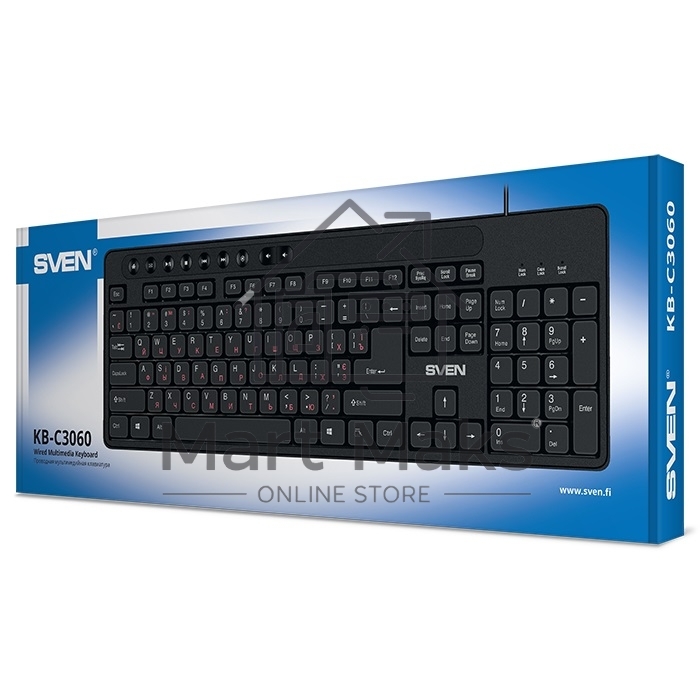 Клавиатура SVEN KB-C3060 (113 кл.)	