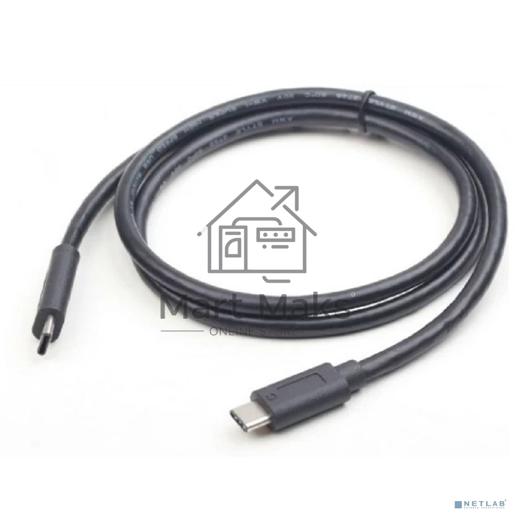 Кабель для зарядки ExeGate EX-CCP-USB3.1-CMCM2-1.8 (USB Type Cm/Cm, Gen.2, 10Gbit/s, 5A, 100W, 1,8м)