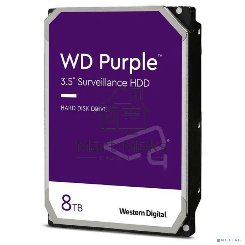 Жесткий диск WD Purple 8TB 5640 rpm,  3.5