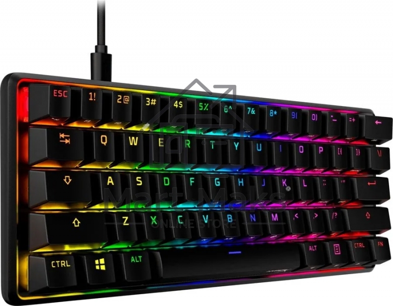 Клавиатура HyperX Alloy Origins 60 US (4P5N4AA#ABA) проводная, USB, черный