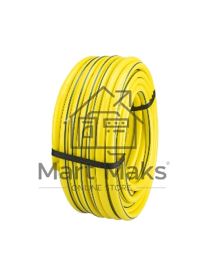 Шланг поливочный ПВХ 3-х слойный армированный 1/2дюйм 25м Профи Плюс ЧЕТЫРЕ СЕЗОНА 62-0228-1