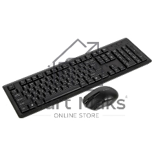Комплект клавиатура+мышь A4Tech 4200N беспроводной, USB, 1000 DPI, чёрный