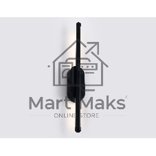 Светильник Ambrella light FL5200 BK черный LED 4200K 6W 400*50*25