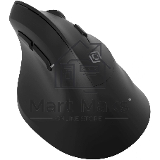 Мышь беспроводная Oklick 688MW ERGO черный, 2400 dpi, радиоканал, Bluetooth, USB, кнопки - 6