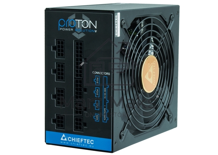Блок питания Chieftec BDF-750C, 750Вт 80 PLUS Bronze, 140мм, модульный, черный