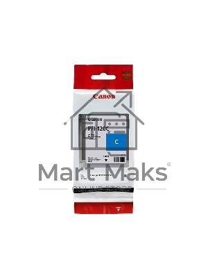 Картридж струйный Canon PFI-120 C 2886C001 голубой (130 мл) для Canon imagePROGRAF TM-200/205