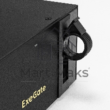 Источник бесперебойного питания ExeGate ServerRM UNL-800.LCD.AVR.2SH.3C13.USB.2U 800VA/480W, Color LCD, AVR, 2*Schuko+3*C13, USB, 2U, установка в стойку, черный