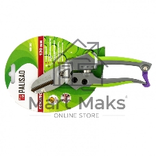 Секатор с наковальней Palisad 170 мм, металлические обрезиненные рукоятки