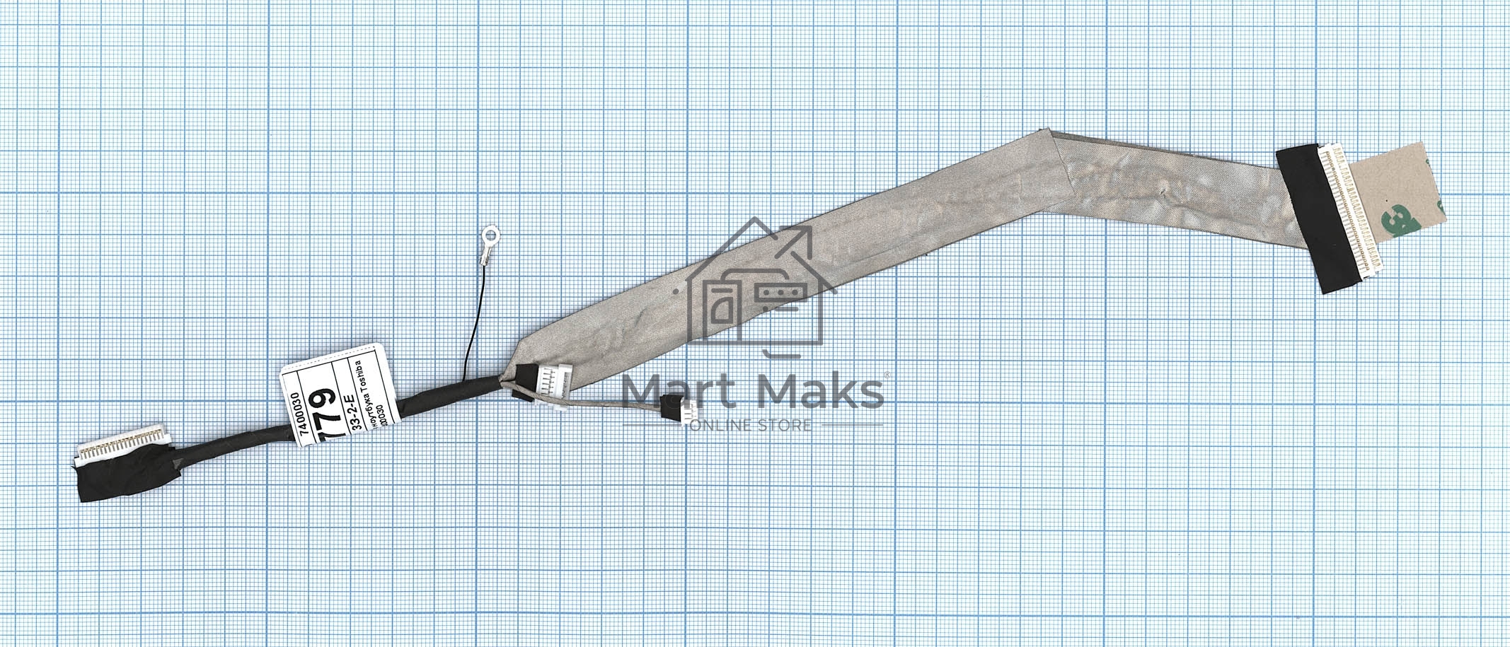 Шлейф матрицы для ноутбука Toshiba Satellite A300 A300D A305 (с камерой) 7400030