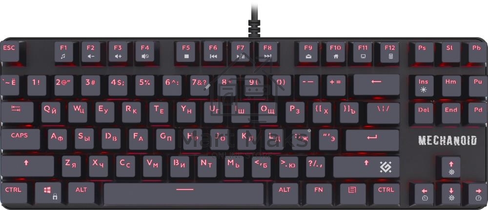 Клавиатура Defender MECHANICAL MECHANOID GK-581 RU BLK