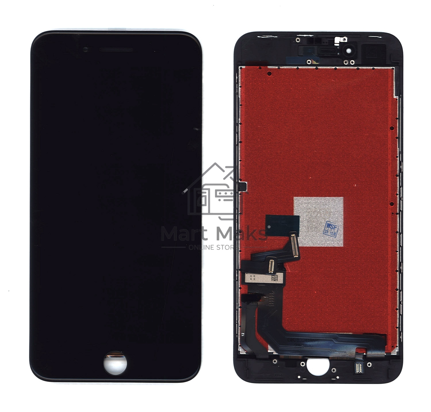 Дисплей Amperin для Apple iPhone 8 Plus в сборе с тачскрином (IPS), черный