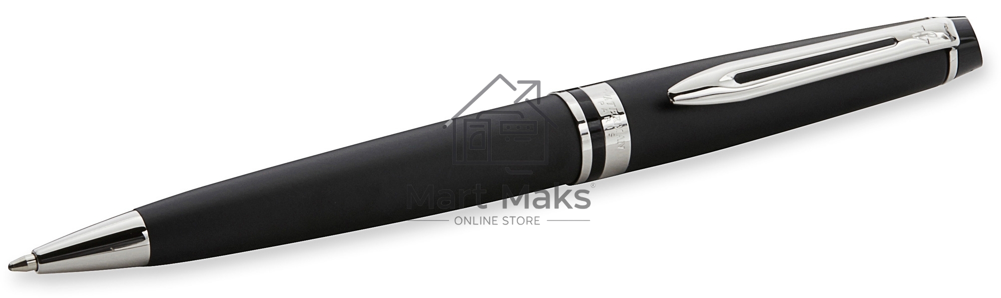 Ручка шариковая Waterman Expert 3 (CWS0951900) Muted Black CT M, синие чернила, подарочная коробка