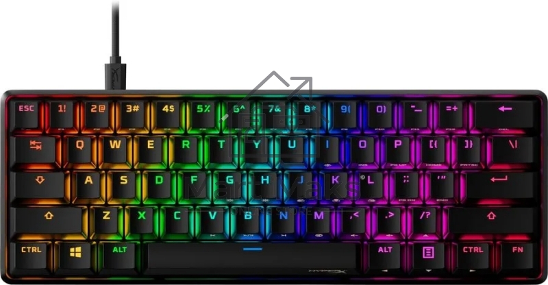 Клавиатура HyperX Alloy Origins 60 US (4P5N4AA#ABA) проводная, USB, черный