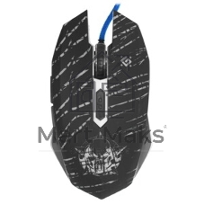 Мышь проводная Defender Dark Agent GM-590L черный, 12800 dpi, USB, кнопки - 6
