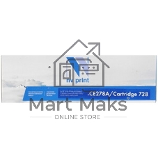 Картридж лазерный NVPrint совместимый HP CE278A/Canon728 для LJ P 1566/P1606/Canon MF4410/MF4430/MF4450 (2100k)