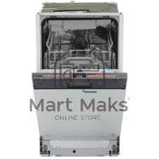 Встраиваемая посудомоечная машина Bosch SPV4EMX10E, серебристый, 44.8 см, 10 компл., 44 дБ, класс C