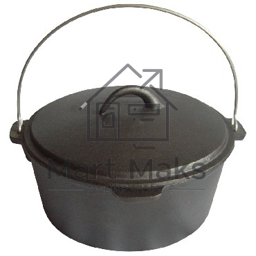 Казан MALLONY KС-31 д.31см (985047) (Казан чугунный KС-31, диам. 31 см, объем 6 л.)