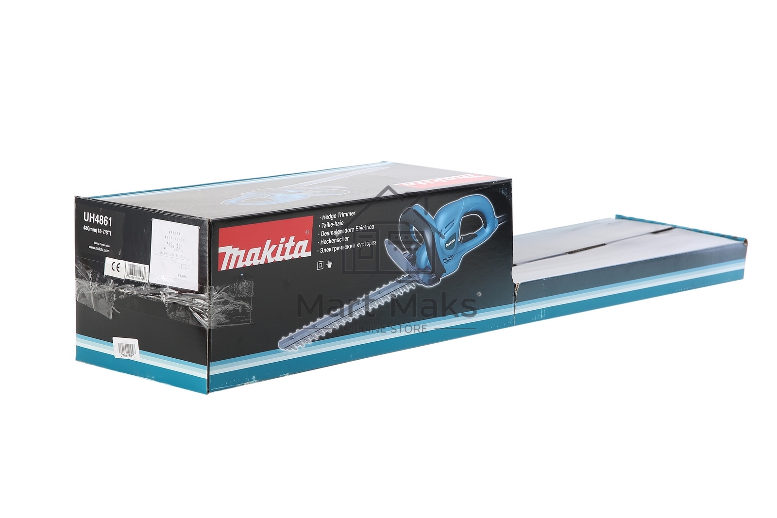Электрический кусторез Makita UH4861 Кусторез,400Вт,нож-48см,рез-18мм,3.0кг,кор