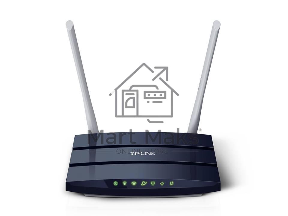 Маршрутизатор TP-LINK ARCHER C50 DUAL BAND (867Мбит/с на 5 ГГц + 300Мбит/с на 2,4 ГГц) TP-Link Archer C50 Dual Band, 867Мбит с на 5 ГГц + 300Мбит с на 2,4 ГГц 4 порта 100 Мбит с, 1 USB порт, 2 фиксированных антенны