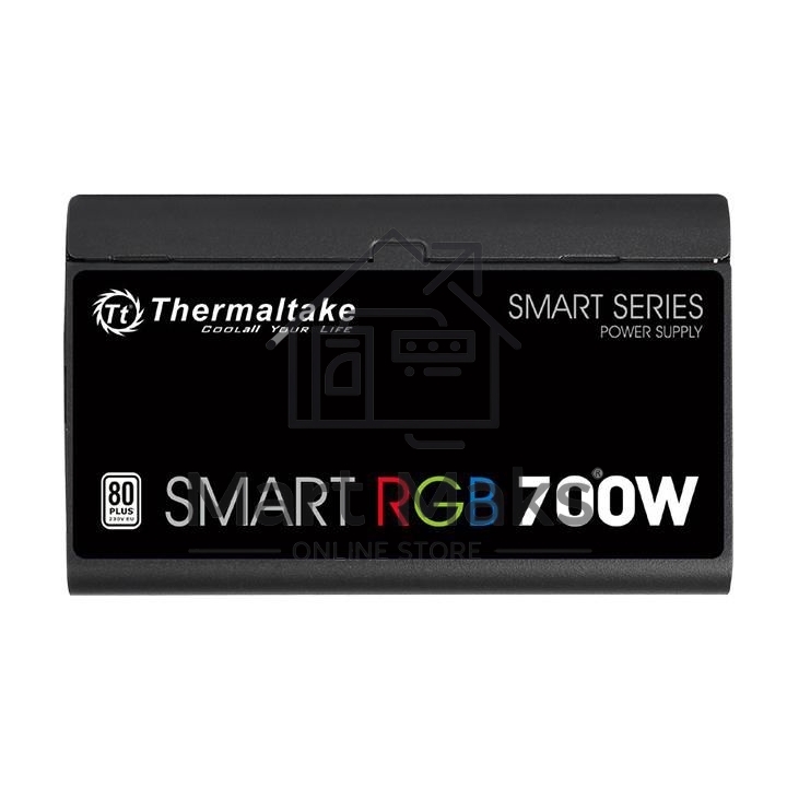 Блок питания Thermaltake Smart RGB (PS-SPR-0700NHSAWE-1), 700Вт, 80 PLUS, 120мм, черный