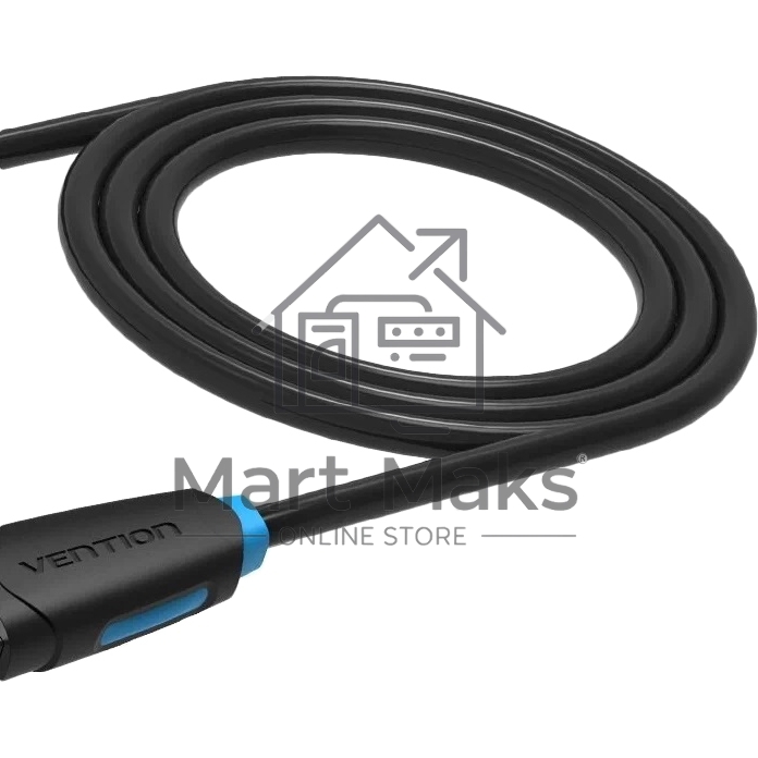 Кабель-удлинитель Vention USB 2.0 AM/AF - 1м черный