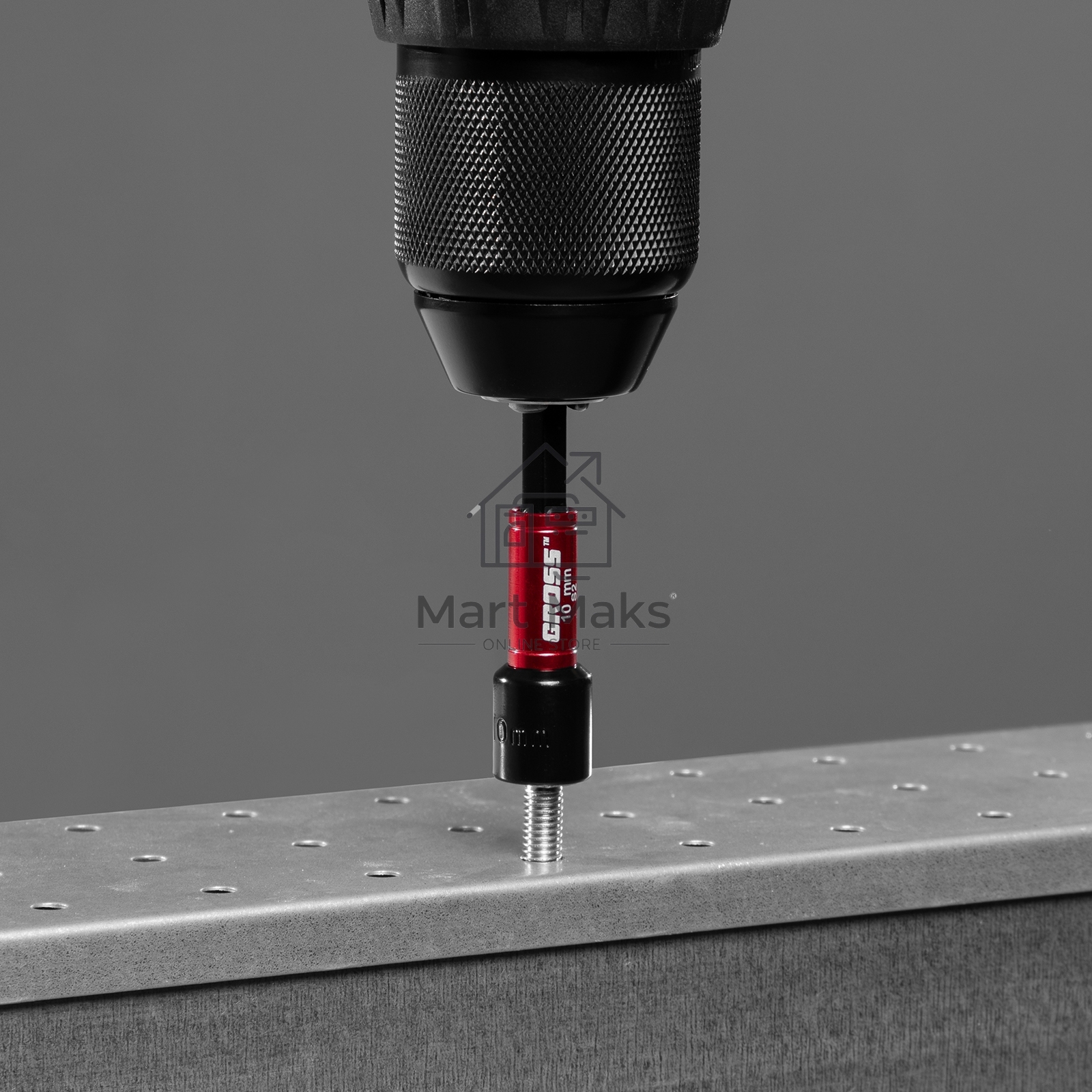 Бита с торцевой головкой GROSS, магнит. Nut-Driver, 10 мм, S2Gross 11619